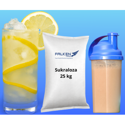 Sukraloza 25 kg - Bezkaloryczny Słodzik o Wysokiej Jakości i Konkurenc